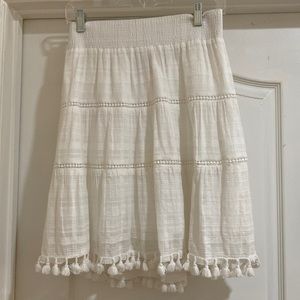 Loft tassel skirt